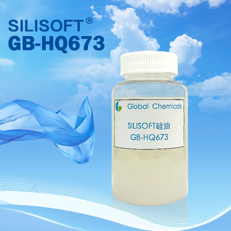 Super-Soft-Glattes Weichmacher SILISOFT GB-HQ673 Geben Sie dem Stoff eine ausgezeichnete Weichheit mit einem guten glatten und rutschigen Handgefühl