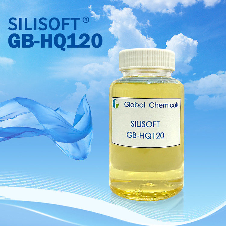 80% hydrophiles Siliconeöl, selbst emulgierend, mit gutem Weich-Glanz-Handgriff und sofort hydrophil.