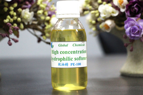 Hohkonzentrierter, hellgelber Flüssigkeit, hydrophiler Kationweichmacher PE-100