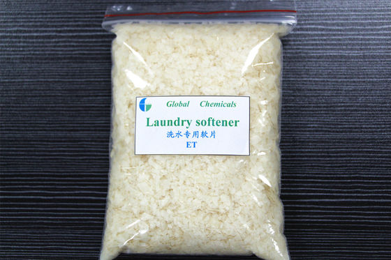 Textilhilfsschwache kationische Weichmachungsmittel-Flocken für Waschanlage