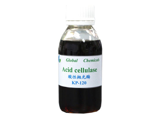 Braune Flüssigstoffe Waschen Enzyme KP - 120 Steinwashed Effekt mit scharfem Kontrast