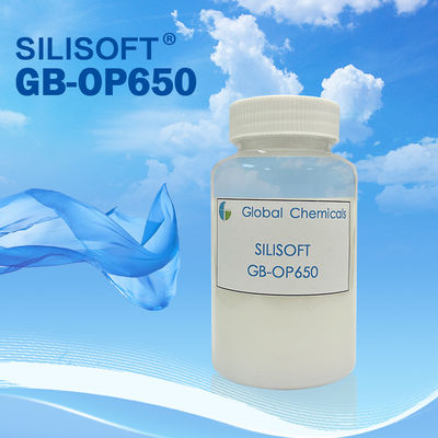 Chemikalien-zusätzliches Vertreter Smooth Brightener GB-OP650 Makro-Oxosilane für Leder, Denim und Garne