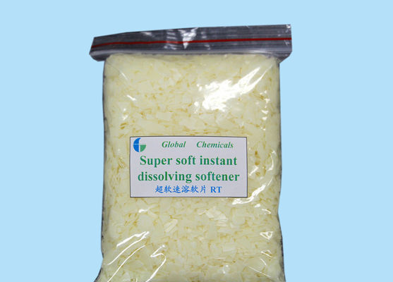 Kationische Flakes mit niedrigem Schaumgehalt und superweichen, sofort löschenden Erweichungsmitteln