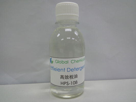 Umwelt textile Hilfsmittel effizientes Waschmittel HPS-108 gelbe transparente Flüssigkeit