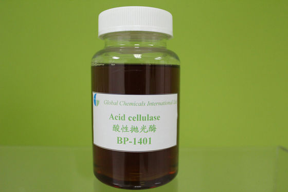 Säure-Cellulose-Biopolier-Enzym, gelbe Flüssigkeit Textilhilfsmittel Enzyme